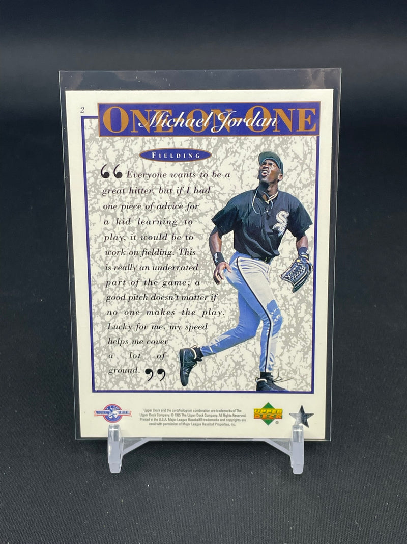 1995 UPPER DECK - ONE ON ONE - M. JORDAN -