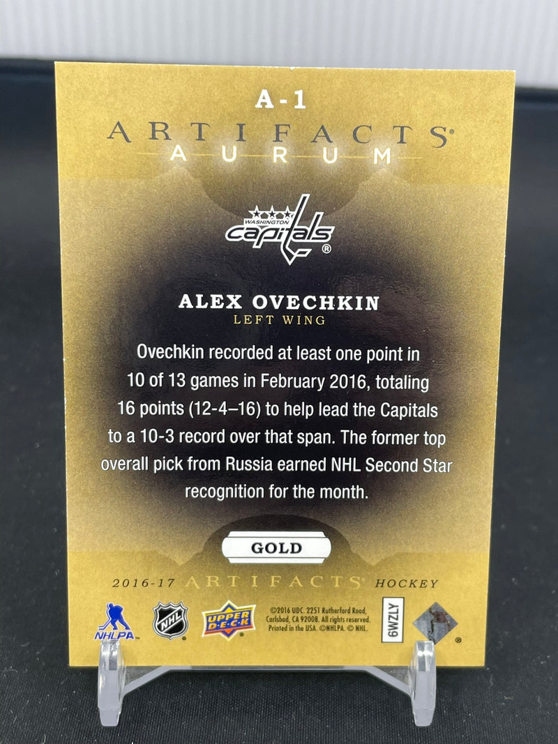 2016 UPPER DECK ARTIFACTS - GOLD - AURUM - A. OVECHKIN -