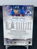 2016 UPPER DECK ARTIFACTS - EMERALD - J. IGINLA - #65 - #'D/75 - DUAL RELIC