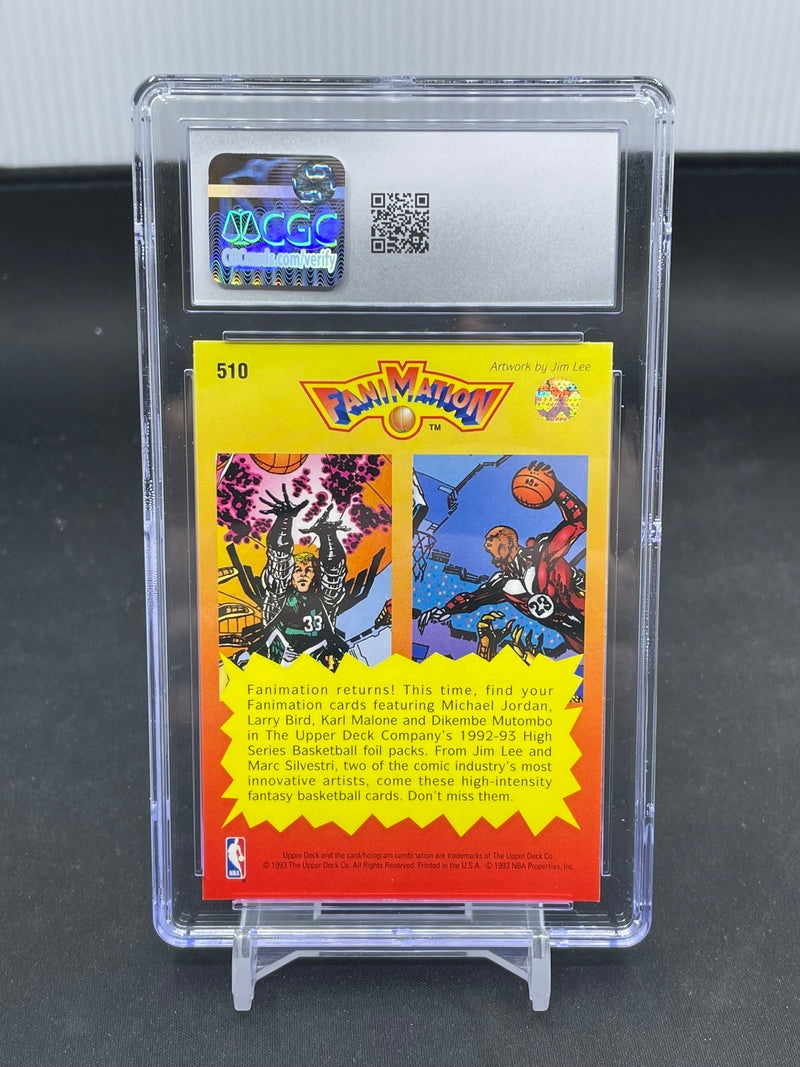 1992 UPPER DECK - FANIMATION - L. BIRD / M. JORDAN -