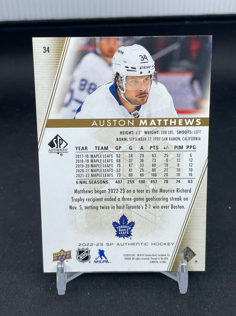 2022 UPPER DECK SP AUTHENTIC - GOLD - A. MATTHEWS - #34 - #'D/99