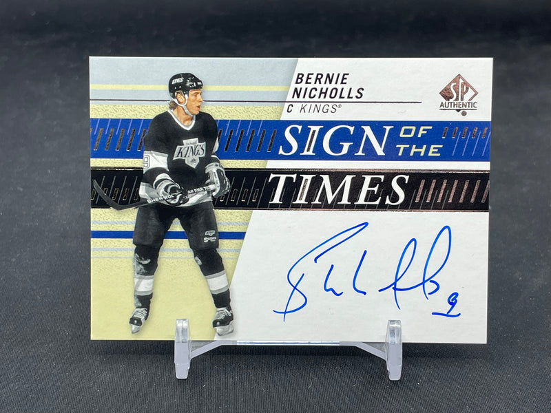 2019 UPPER DECK SP AUTHENTIC - SIGN OF THE TIMES - B. NICHOLLS -