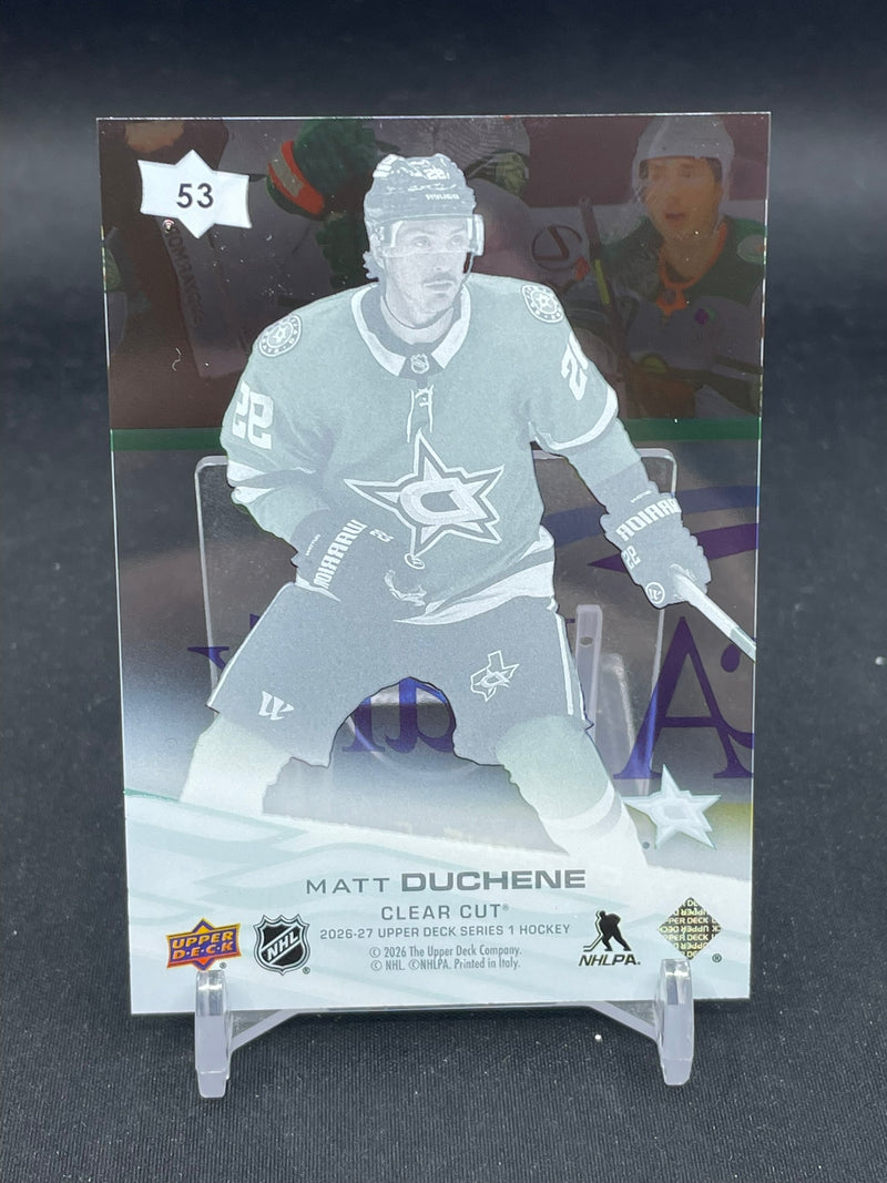 2026 UPPER DECK SERIES ONE - CLEAR CUT - SELECT YOUR PLAYER