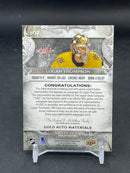 2024 UPPER DECK ARTIFACTS - GOLD AUTO MATERIALS - L. THOMPSON - #107 - #'D/65 - DUAL RELIC - AUTOGRAPH