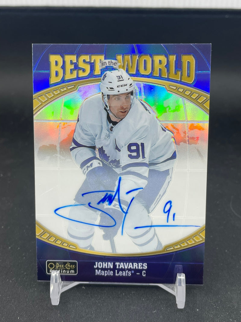 2019 UPPER DECK O-PEE-CHEE PLATINUM - BEST IN THE WORLD - J. TAVARES -
