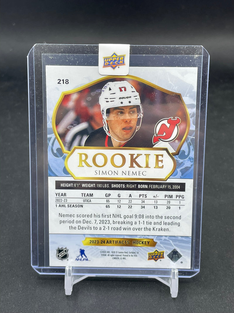 2023 UPPER DECK ARTIFACTS - EMERALD - ROOKIES - S. NEMEC - #218 - #'D/99 - RC