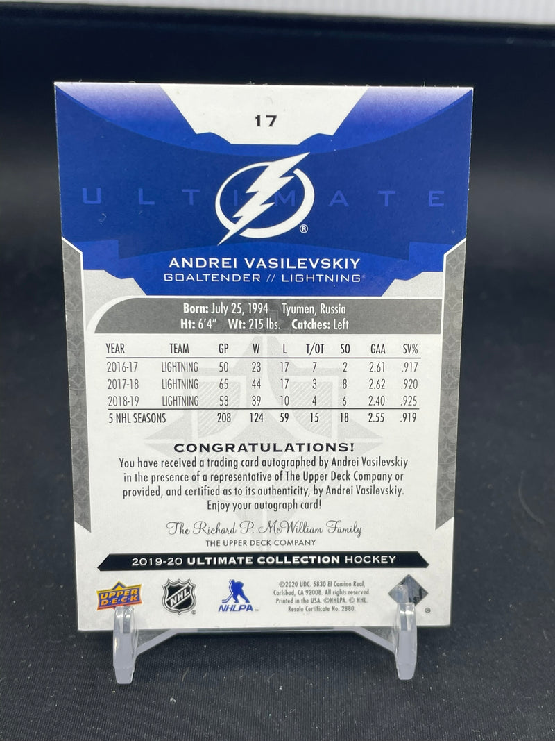 2019 UPPER DECK ULTIMATE - A. VASILEVSKIY -