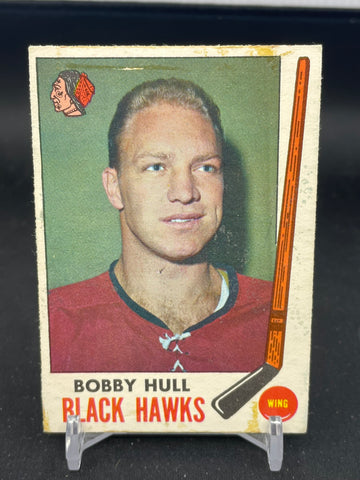 1969 O-PEE-CHEE - B. HULL - #70 W/ STAMP