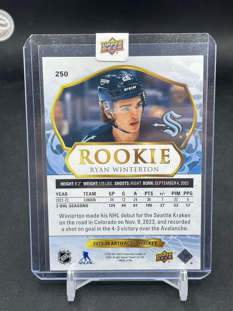 2023 UPPER DECK ARTIFACTS - EMERALD - ROOKIES - R. WINTERTON - #250 - #'D/99 - RC
