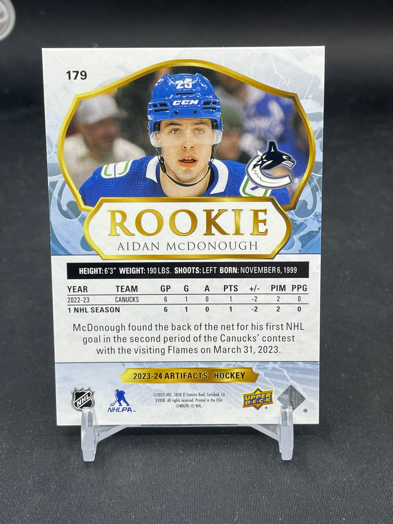 2023 UPPER DECK ARTIFACTS - EMERALD - ROOKIE - A. MCDONOUGH - #179 - #'D/99 - RC