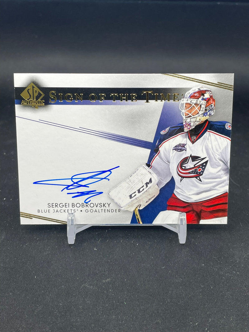2014 UPPER DECK SP AUTHENTIC - SIGN OF THE TIMES - S. BOBROVSKY -