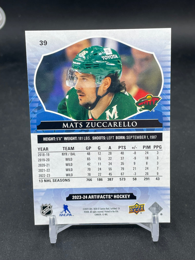 2023 UPPER DECK ARTIFACTS - PURPLE - M. ZUCCARELLO - #39 - #'D/25