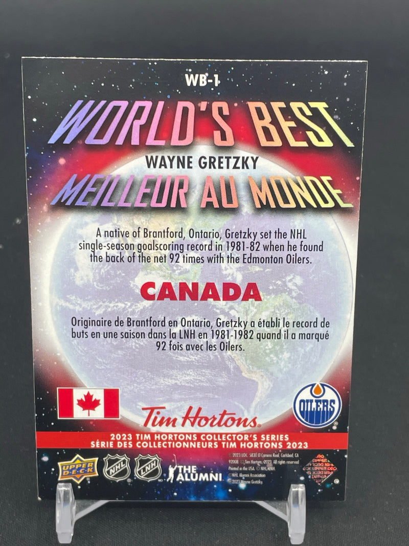 2023 UPPER DECK TIM HORTONS - WORLD'S BEST - W. GRETZKY -