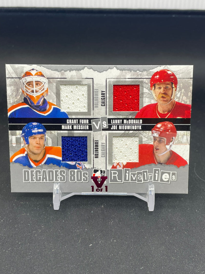 2010 IN THE GAME - DECADES 80'S RIVALRIES - G. FUHR / L. MCDONALD / M. MESSIER / J. NIEUWENDYK -