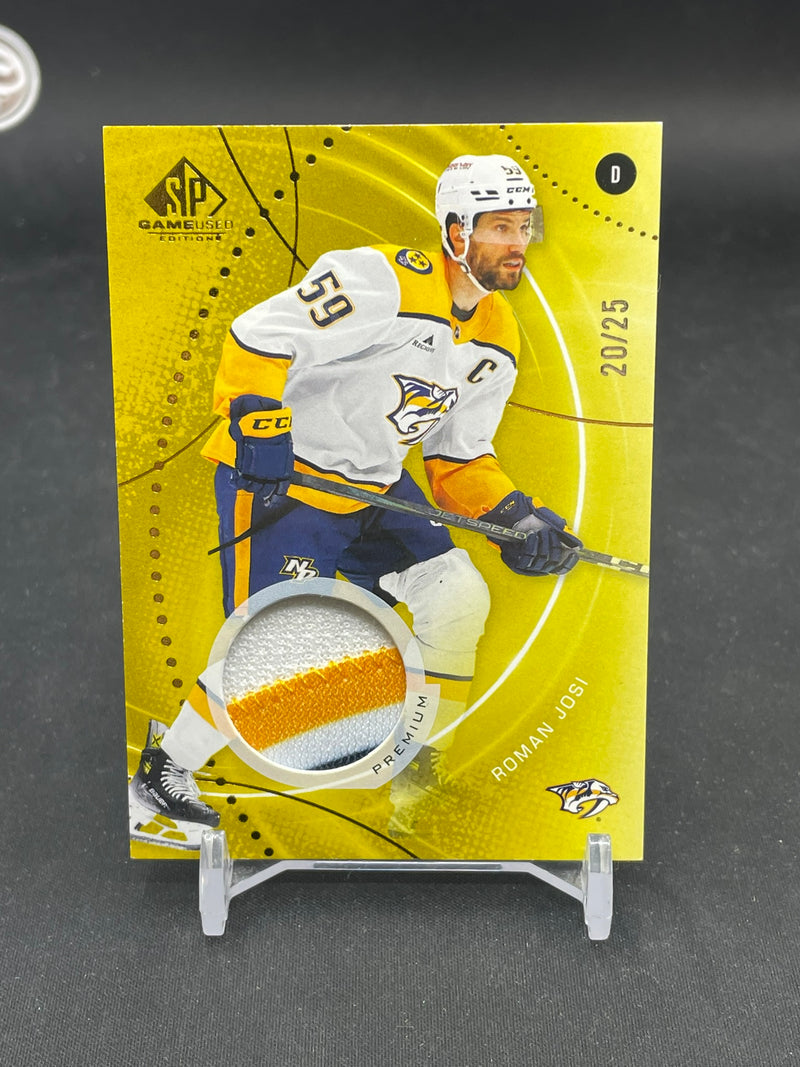 2025 UPPER DECK SP GAME USED - GOLD PREMIUM MEMORABILIA - R. JOSI - #174 - #'D/25 - RELIC