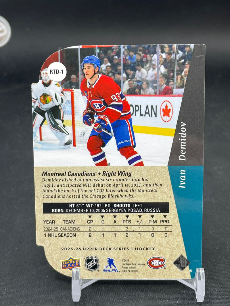 2025 UPPER DECK SERIES ONE - RETRO DIE-CUT - I. DEMIDOV -
