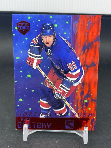 1999 PACFIC - DYNAGON ICE - RED - ADRENALINE RUSH - W. GRETZKY - #8