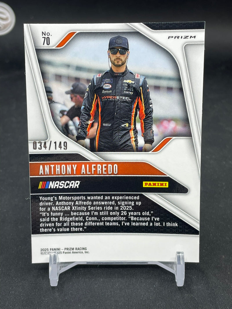 2025 PANINI PRIZM RACING - GREEN SCOPE - A. ALFREDO - #70 - #'D/149