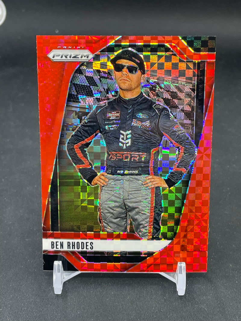 2025 PANINI PRIZM RACING - RED POWER PRIZM - B. RHODES - #54 - #'D/175