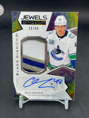 2020 UPPER DECK BLACK DIAMOND - JEWELS OF THE DRAFT - O. JUOLEVI - #JD-OJ - #'D/99 - RELIC - AUTOGRAPH - RC
