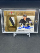 2015 FLEER SHOWCASE - HOT PROSPECTS - D. SPRONG - #149 - #'D/499 - RELIC - AUTOGRAPH - RC