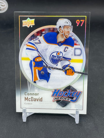 2023 UPPER DECK EXTENDED SERIES - HOCKEY HEROES - C. MCDAVID - #HH-18