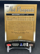 2015 FLEER SHOWCASE - HOT PROSPECTS - N. RITCHIE - #199 - #'D/299 - RELIC - AUTOGRAPH - RC