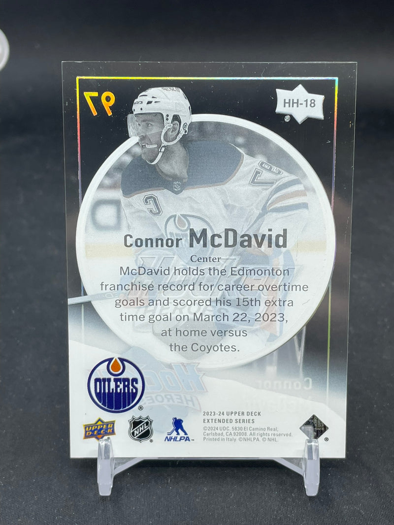 2023 UPPER DECK EXTENDED SERIES - HOCKEY HEROES - C. MCDAVID -