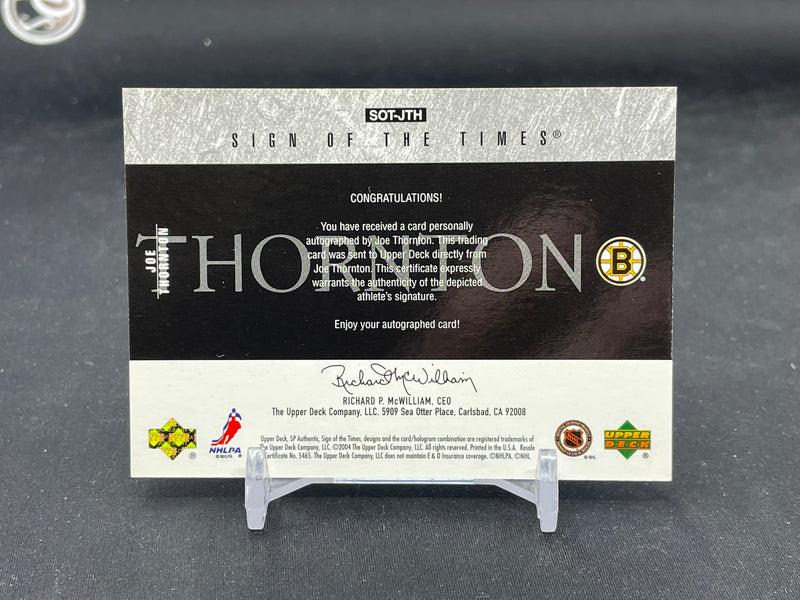 2003 UPPER DECK SP AUTHENTIC - SIGN OF THE TIMES - J. THORNTON -