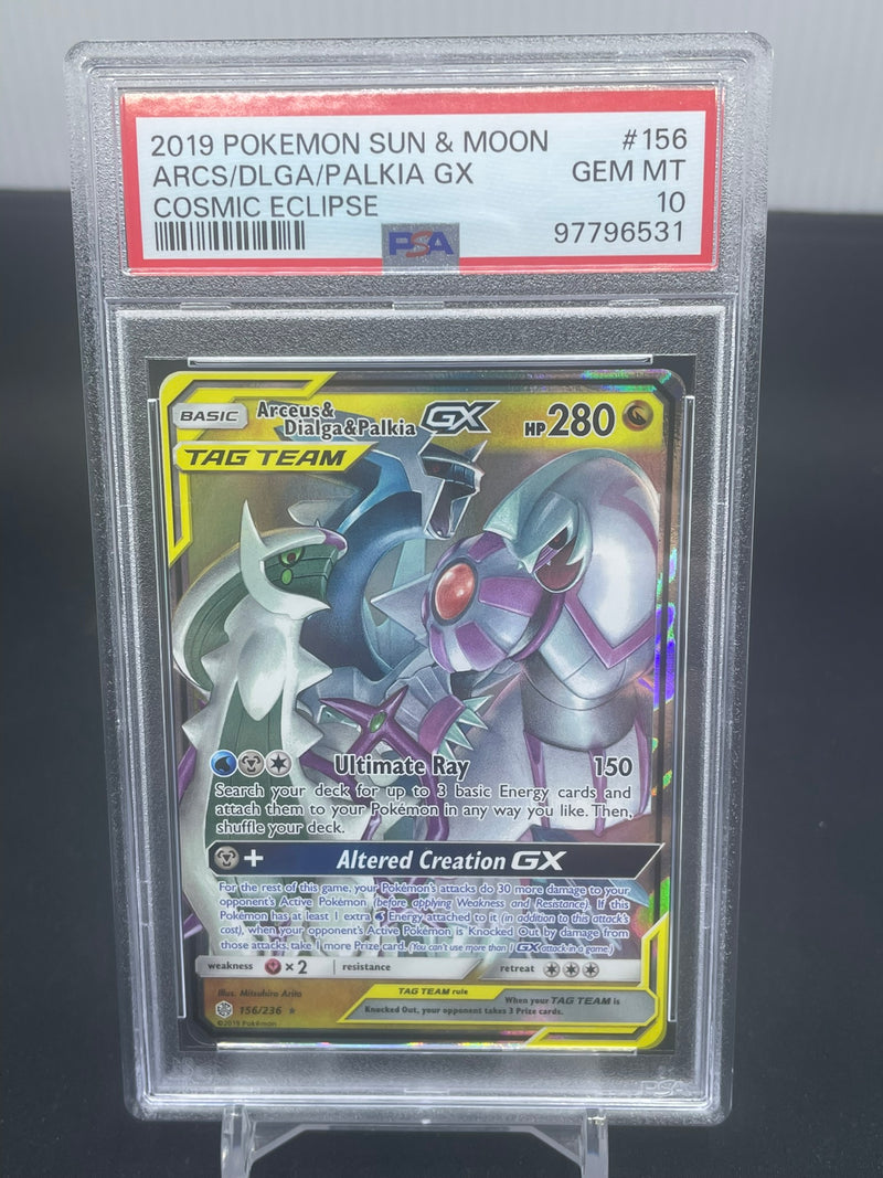 POKEMON - COSMIC ECLIPSE - ARCEUS & DIALGA & PALKIA GX -