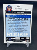 2015 UPPER DECK O-PEE-CHEE PLATINUM - RED PRISM - ROOKIE AUTO - R. HARTMAN - #174 - #'D/75 - AUTOGRAPH - RC