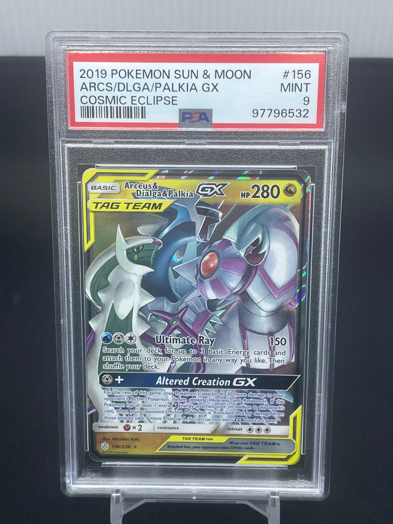 POKEMON - COSMIC ECLIPSE - ARCEUS & DIALGA & PALKIA GX -