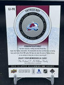 2015 UPPER DECK SERIES ONE - UD GAME JERSEY - P. ROY -