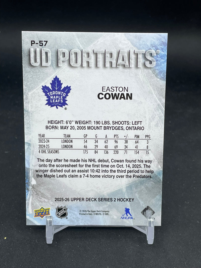 2025 UPPER DECK SERIES TWO - UD PORTRAITS - E. COWAN -
