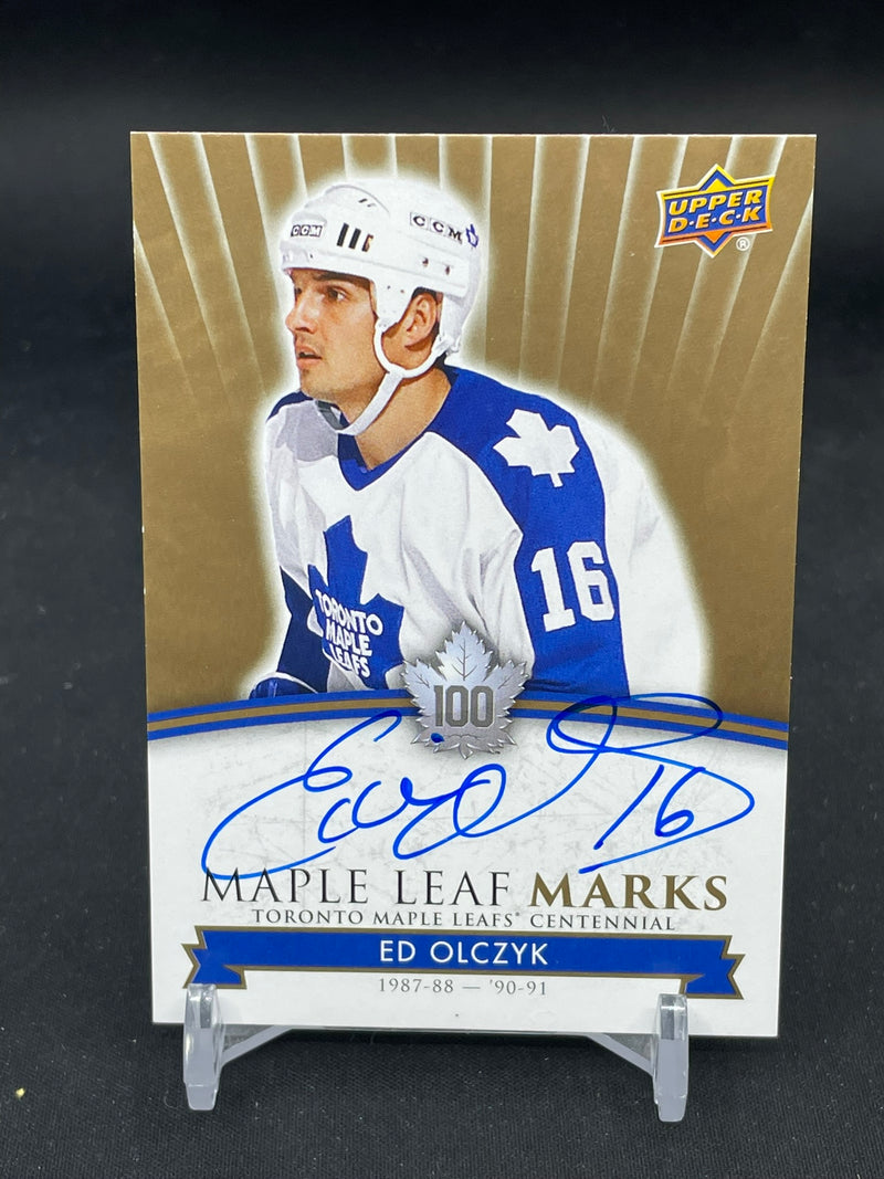 2017 UPPER DECK TORONTO MAPLE LEAFS CENTENNIAL - MAPLE LEAF MARKS - E. OLCZYK -