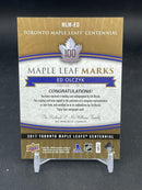 2017 UPPER DECK TORONTO MAPLE LEAFS CENTENNIAL - MAPLE LEAF MARKS - E. OLCZYK -