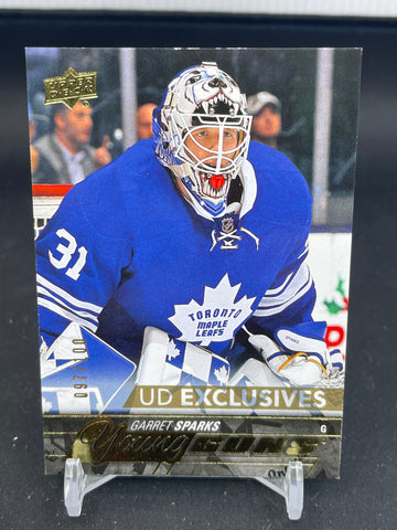 2015 UPPER DECK SERIES TWO - UD EXCLUSIVES - YOUNG GUNS - G. SPARKS - #480 - #'D/100 - RC