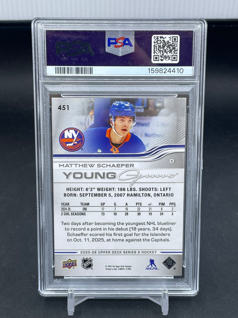 2025 UPPER DECK SERIES TWO - YOUNG GUNS - M. SCHAEFER -