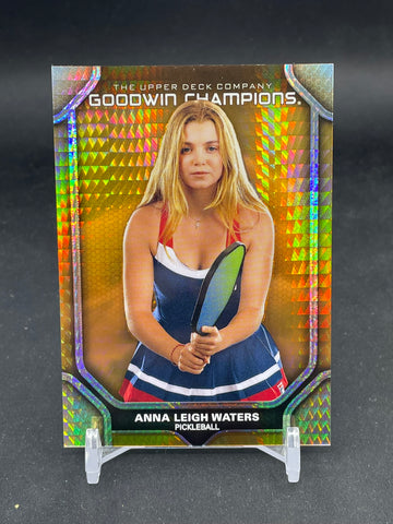 2024 UPPER DECK GOODWIN CHAMPIONS - ORANGE PRISM - ANNA LEIGH WATERS - #P34 - #'D/349