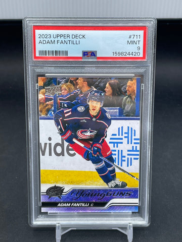 2023 UPPER DECK EXTENDED SERIES - YOUNG GUNS - A. FANTILLI - #711 - PSA 9 - RC