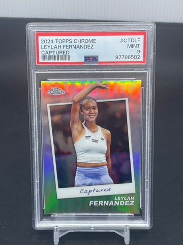 2024 TOPPS CHROME - CAPTURED - L. FERNANDEZ - #CTDLF - PSA 9
