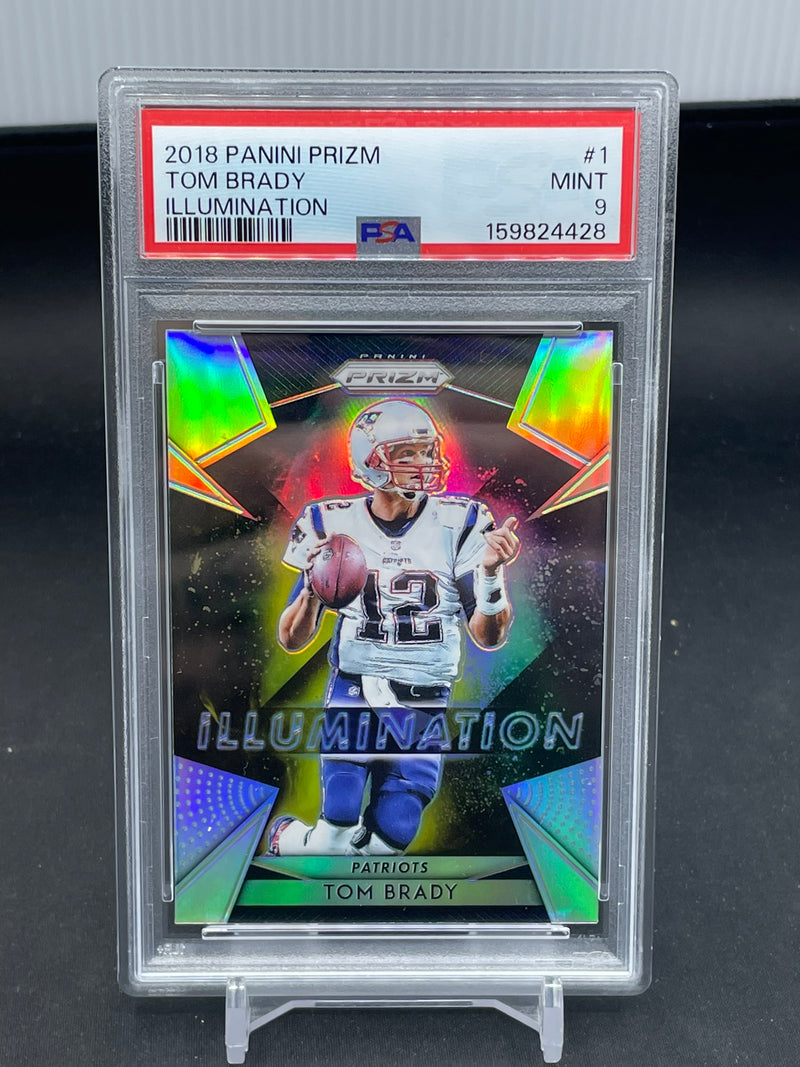 2018 PANINI PRIZM - SILVER PRIZM - ILLUMINATION - T. BRADY -