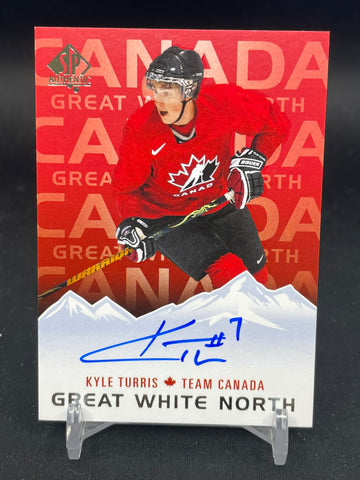 2015 UPPER DECK SP AUTHENTIC - GREAT WHITE NORTH - K. TURRIS - #GWN-KT - AUTOGRAPH