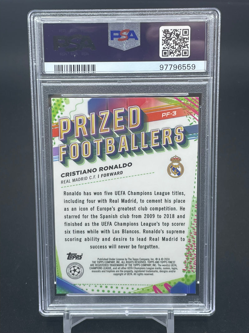 2023 TOPPS FINEST UCC - PRIZED FOOTBALLER - C. RONALDO -