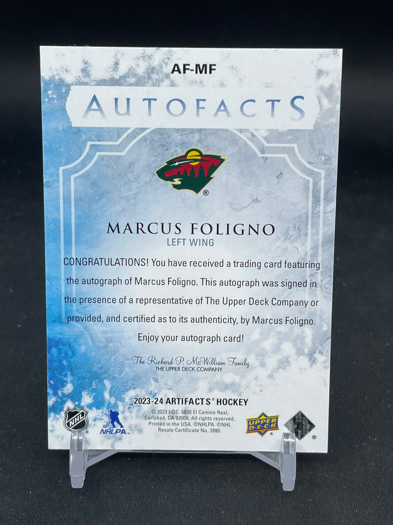 2023 UPPER DECK ARTIFACTS - AUTOFACTS - M. FOLIGNO -