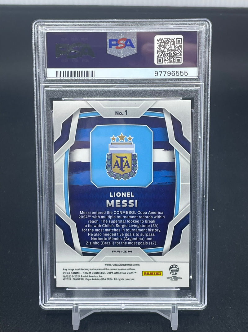 2024 PANINI PRIZM COPA AMERICA - GREEN WAVE PRIZM - L. MESSI -