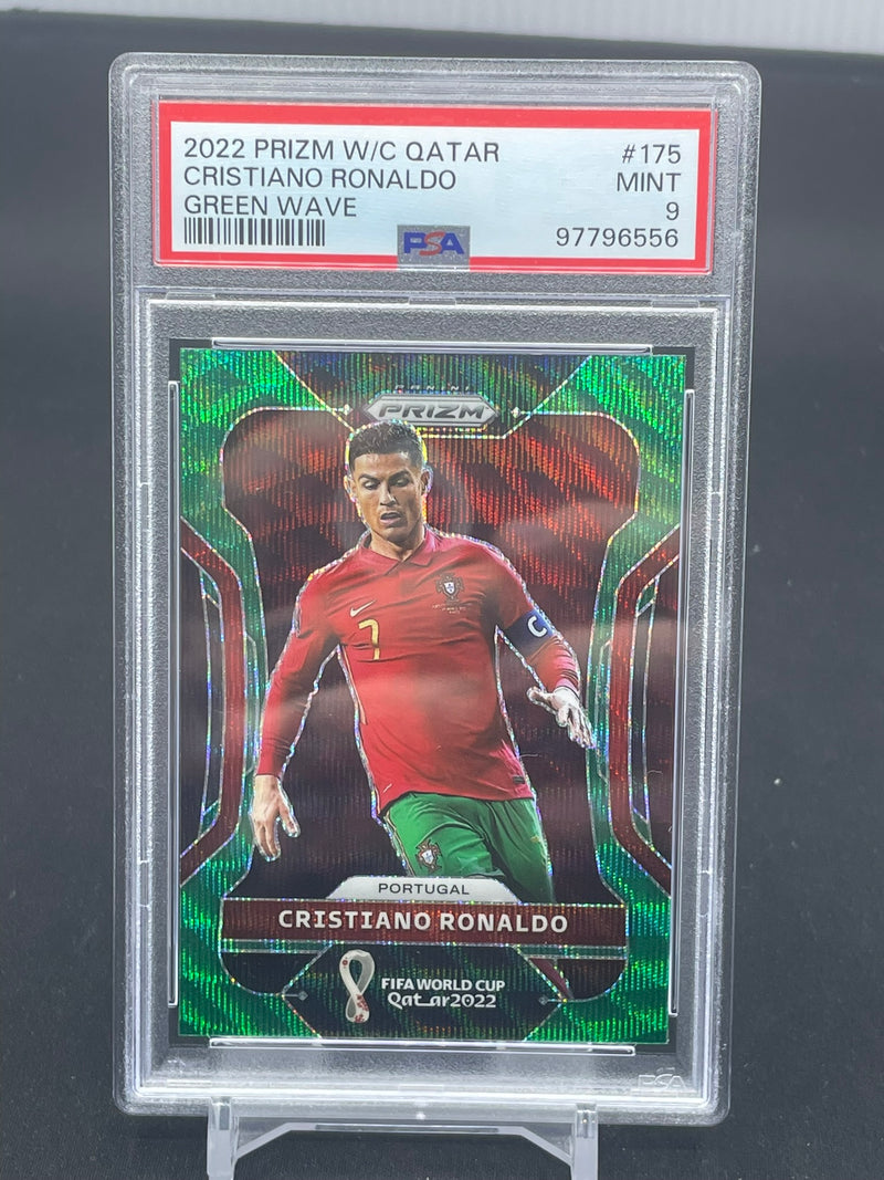 2022 PANINI PRIZM FIFA WORLD CUP QATAR - GREEN WAVE PRIZM - C. RONALDO -