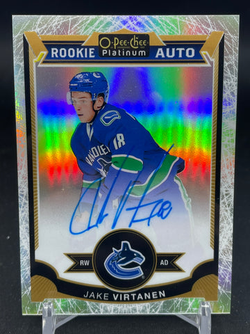 2015 UPPER DECK O-PEE-CHEE PLATINUM - WHITE ICE - ROOKIE AUTO - J. VIRTANEN - #176 - #'D/99 - AUTOGRAPH - RC