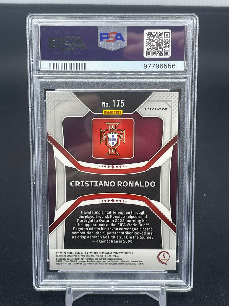 2022 PANINI PRIZM FIFA WORLD CUP QATAR - GREEN WAVE PRIZM - C. RONALDO -