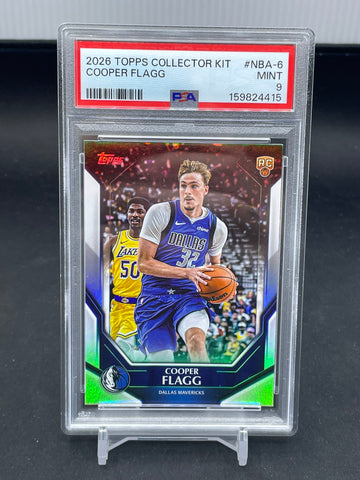 2026 TOPPS COLLECTOR KIT - C. FLAGG - #NBA-6 - PSA 9 - RC